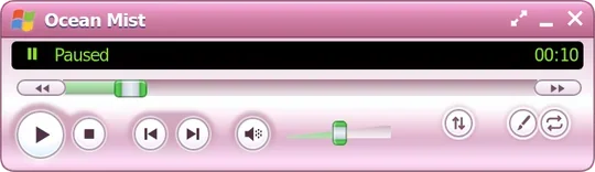 the same compact player in pink